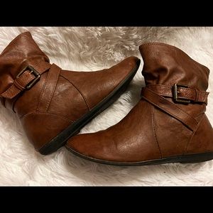 Brown Low Cut American Eagle Booties